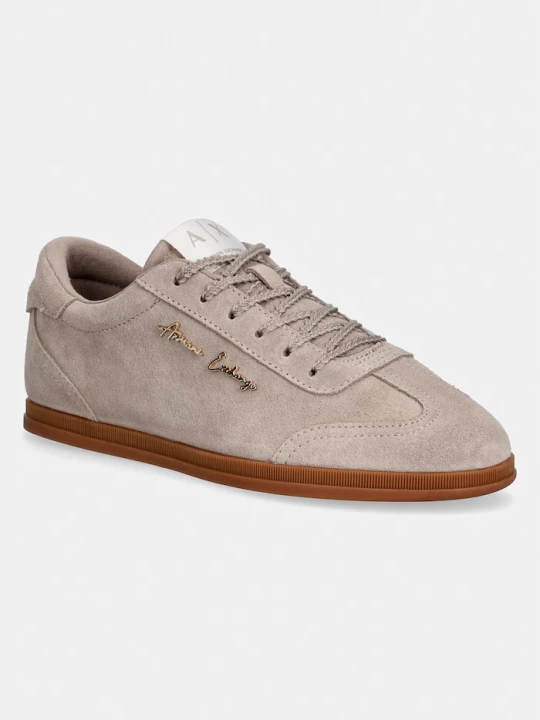 Obrázek produktu Armani Exchange sneakers boty dámské semišové béžová