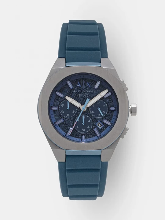 Obrázek produktu Armani Exchange sportovní hodinky dámské Sync modrá
