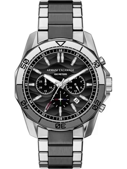 Obrázek produktu Armani Exchange sportovní hodinky pánské Spencer stříbrná