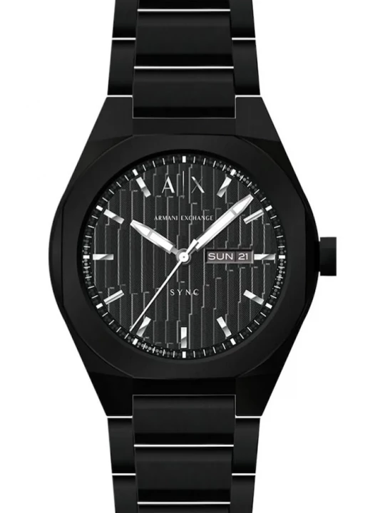 Obrázek produktu Armani Exchange sportovní hodinky pánské Sync černá