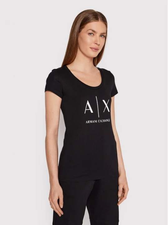 Obrázek produktu Armani Exchange T-Shirt 8NYT70 YJ16Z 1200 Černá Regular Fit