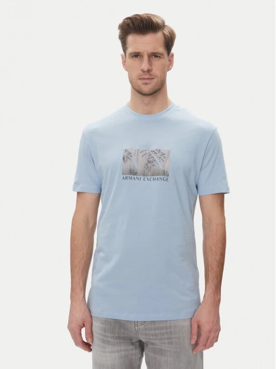Obrázek produktu Armani Exchange T-Shirt XM000555 AF10358 U9360 Světle modrá Regular Fit