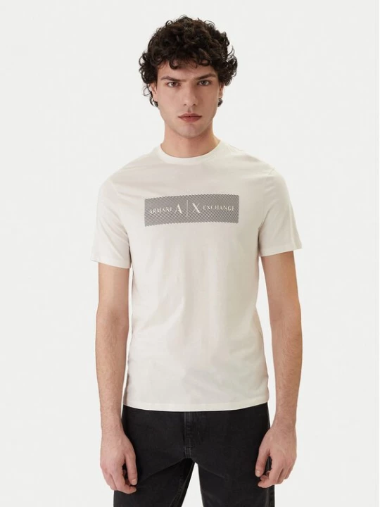 Obrázek produktu Armani Exchange T-Shirt XM002472 AF10356 U1074 Écru Slim Fit Krémová