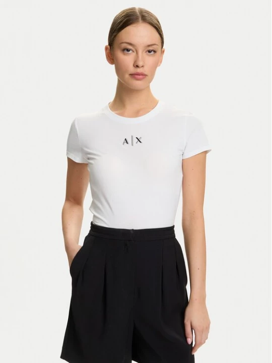 Obrázek produktu Armani Exchange T-Shirt XW001382 AF16294 U0002 Bílá Slim Fit