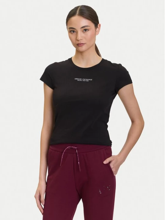 Obrázek produktu Armani Exchange T-Shirt XW001455 AF10356 UC001 Černá Slim Fit