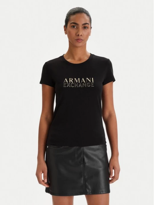 Obrázek produktu Armani Exchange T-Shirt XW001837 AF16294 UC001 Černá Slim Fit