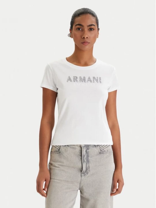 Obrázek produktu Armani Exchange T-Shirt XW002106 AF10356 U0002 Bílá Slim Fit