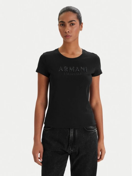 Obrázek produktu Armani Exchange T-Shirt XW002106 AF10356 UC001 Černá Slim Fit
