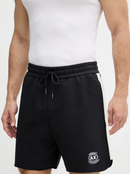 Obrázek produktu Armani Exchange teplákové šortky pánské námořnická modř