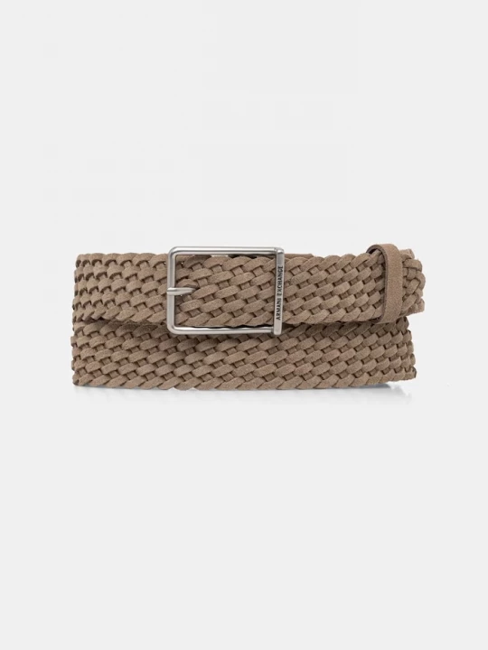Obrázek produktu Armani Exchange textilní pásek pánský semišový béžová