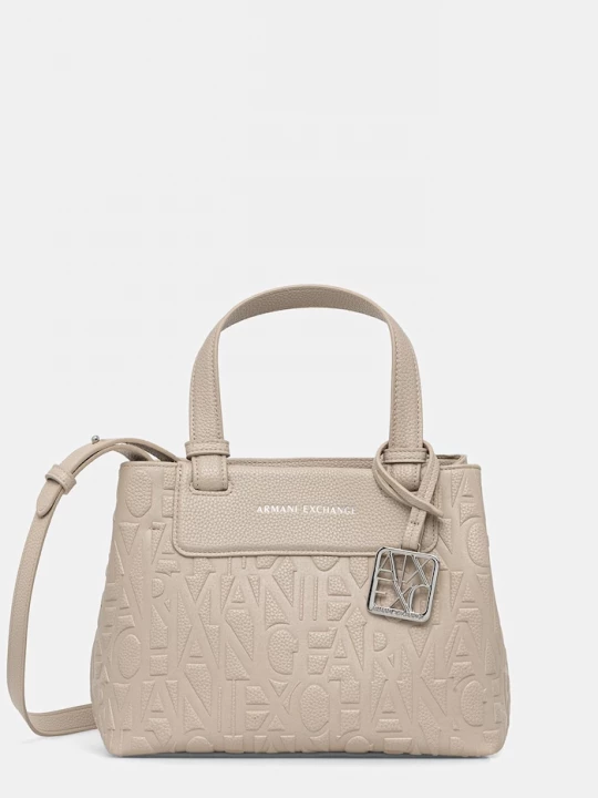 Obrázek produktu Armani Exchange tote taška dámská z imitace kůže béžová