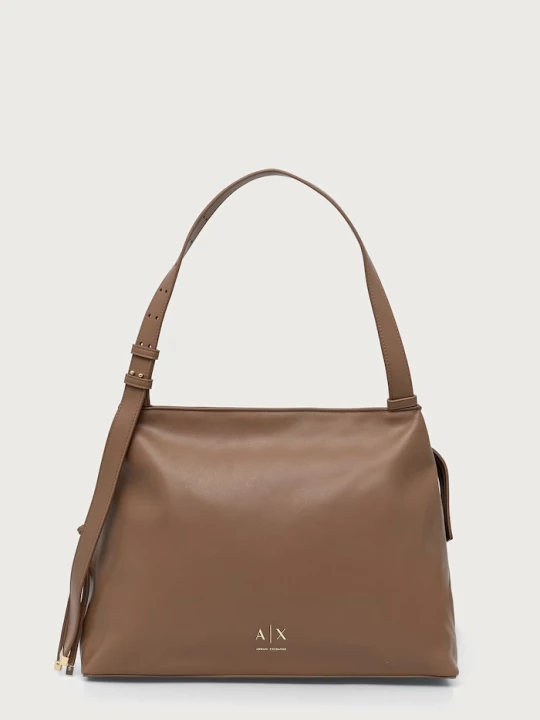 Obrázek produktu Armani Exchange tote taška dámská z imitace kůže béžová