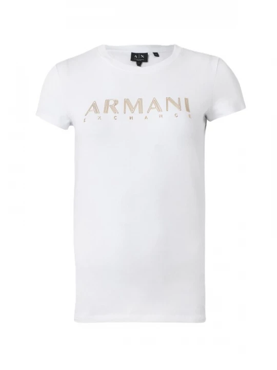 Obrázek produktu ARMANI EXCHANGE Tričko brokátová / bílá