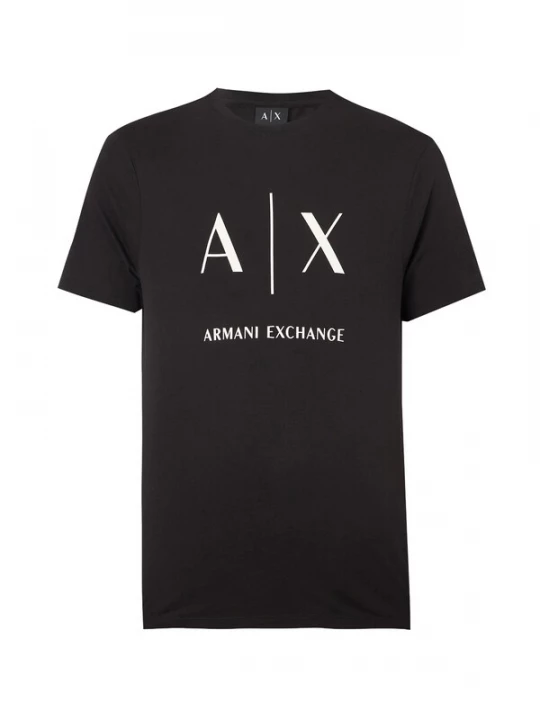 Obrázek produktu ARMANI EXCHANGE Tričko černá / bílá
