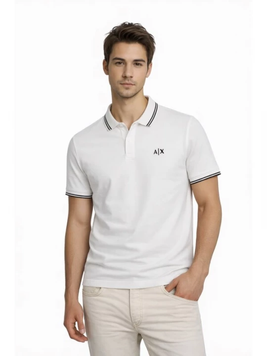 Obrázek produktu ARMANI EXCHANGE Tričko černá / bílá