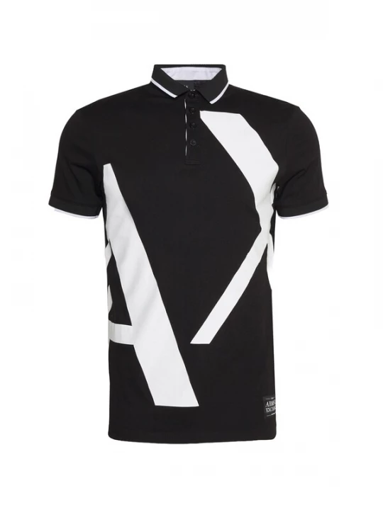 Obrázek produktu ARMANI EXCHANGE Tričko černá / bílá