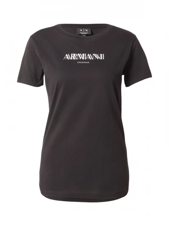 Obrázek produktu ARMANI EXCHANGE Tričko černá / bílá