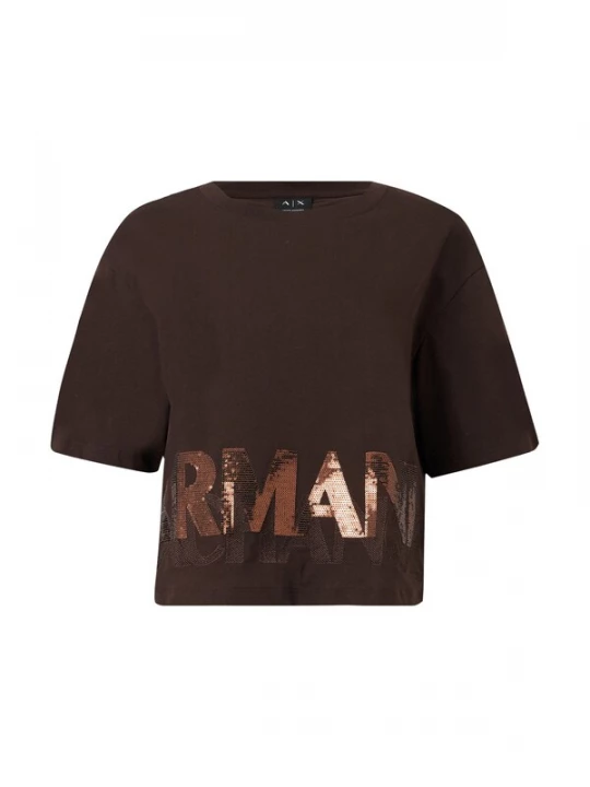 Obrázek produktu ARMANI EXCHANGE Tričko čokoládová