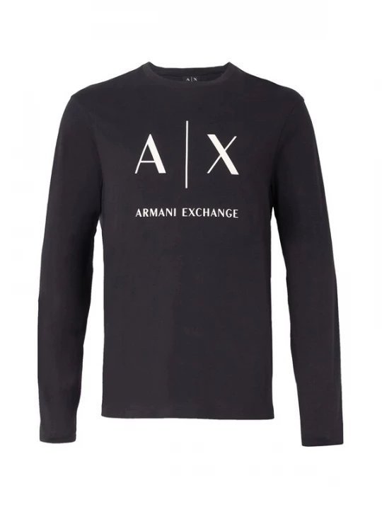 Obrázek produktu ARMANI EXCHANGE Tričko námořnická modř / bílá
