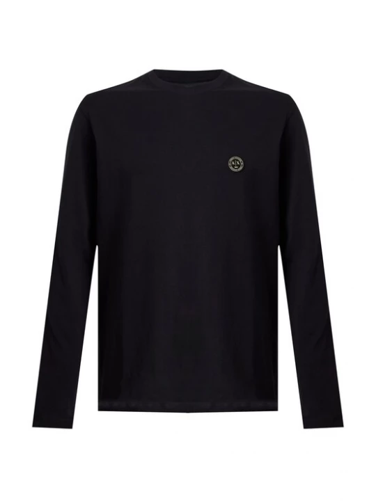 Obrázek produktu ARMANI EXCHANGE Tričko námořnická modř / světlemodrá / bílá