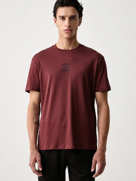 Obrázek produktu Armani Exchange tričko pánské bavlněné oranžová