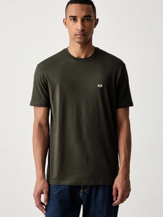 Obrázek produktu Armani Exchange tričko pánské bavlněné zelená