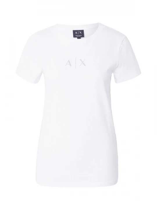Obrázek produktu ARMANI EXCHANGE Tričko stříbrná / bílá