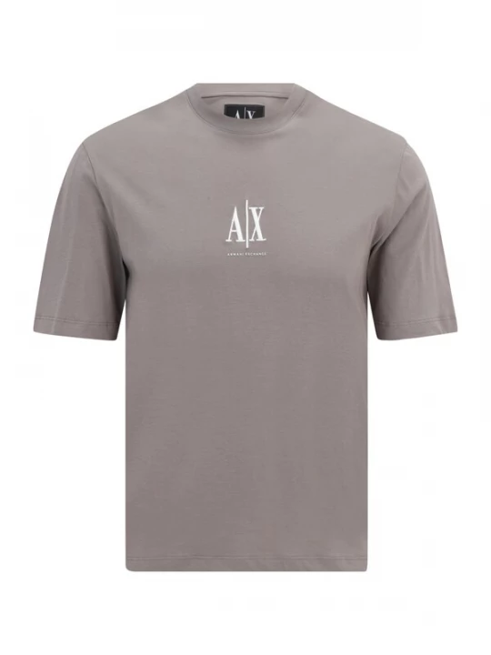 Obrázek produktu ARMANI EXCHANGE Tričko  tmavě béžová / bílá