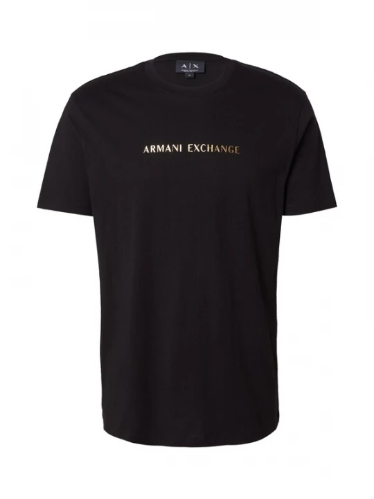 Obrázek produktu ARMANI EXCHANGE Tričko zlatá / černá
