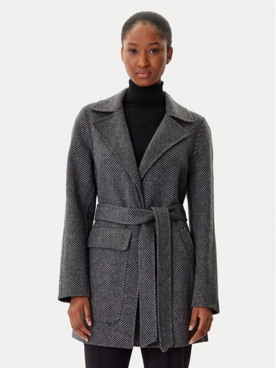 Obrázek produktu Armani Exchange Vlněný kabát XW000692 AF16201 M8049 Šedá Regular Fit