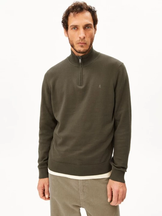 Obrázek produktu ARMEDANGELS Svetr 'Faabes' tmavě zelená