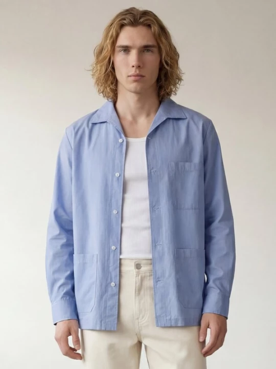 Obrázek produktu ARMIE Košile 'The Adam Shirt' světlemodrá