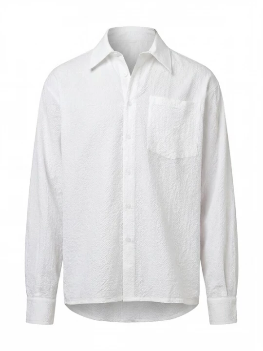 Obrázek produktu ARMIE Košile 'The Jens Struckture Loose Shirt' bílá