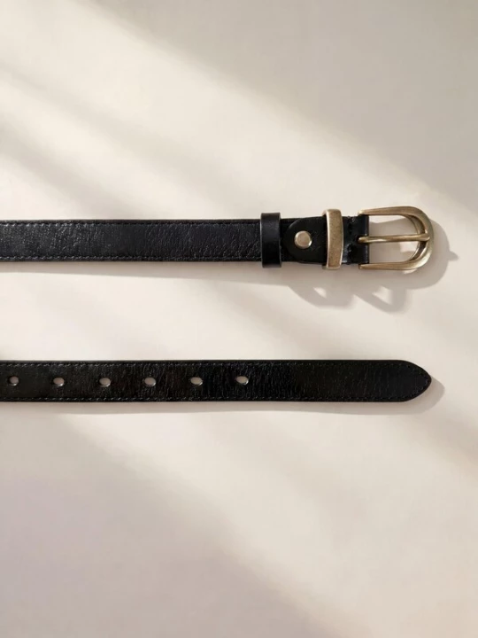 Obrázek produktu ARMIE Opasek 'The Emma Leather Belt' černá