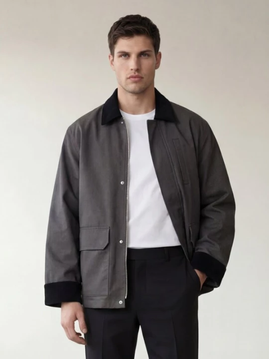 Obrázek produktu ARMIE Přechodná bunda 'The Frederik Jacket' tmavě šedá
