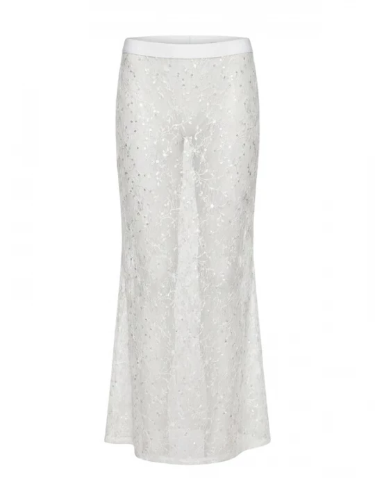 Obrázek produktu ARMIE Sukně 'The Daisy Sequins Maxi Skirt' bílá
