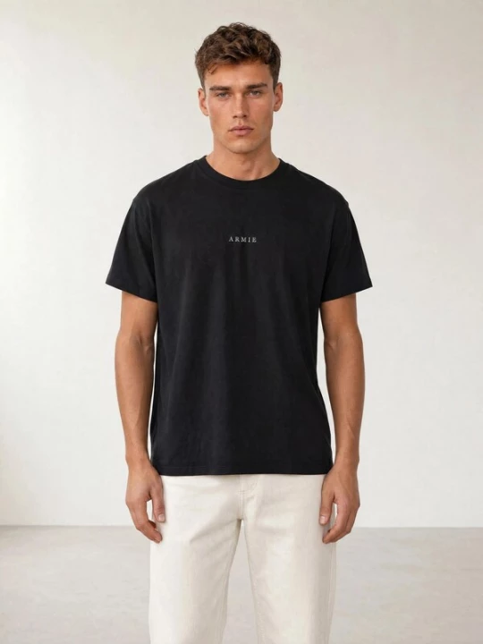 Obrázek produktu ARMIE Tričko 'The Alex Logo T-shirt - Black' černá