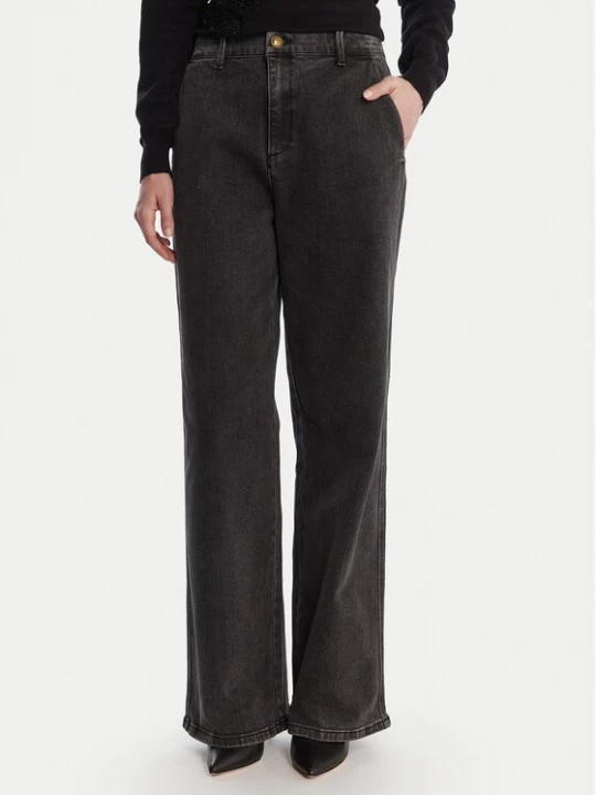 Obrázek produktu Artigli Jeansy Palazzo Vita Alta ADDE003646 Černá Wide Leg