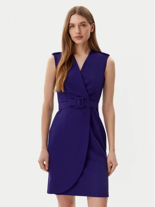 Obrázek produktu Artigli Koktejlové šaty ACAB000846 Tmavomodrá Slim Fit