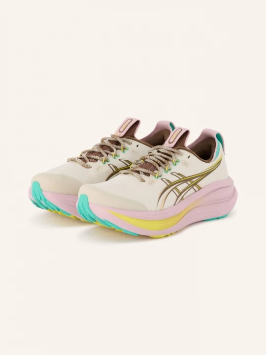 Obrázek produktu Asics Běžecké Boty Gel-Nimbus 28 Tr béžová / tmavě hnědá / světle fialová