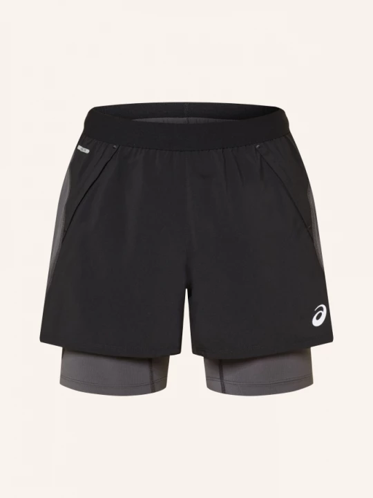 Obrázek produktu Asics Běžecké Šortky 2V1 Road černá / šedá