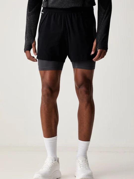 Obrázek produktu Asics šortky 2v1 pánské ROAD 2-N-1 5IN SHORT černá