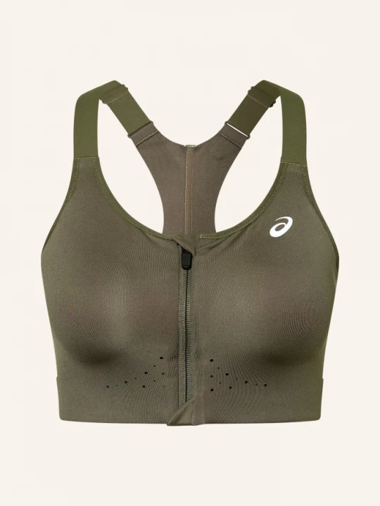 Obrázek produktu Asics Sportovní Podprsenka Road Combination Zip olivová