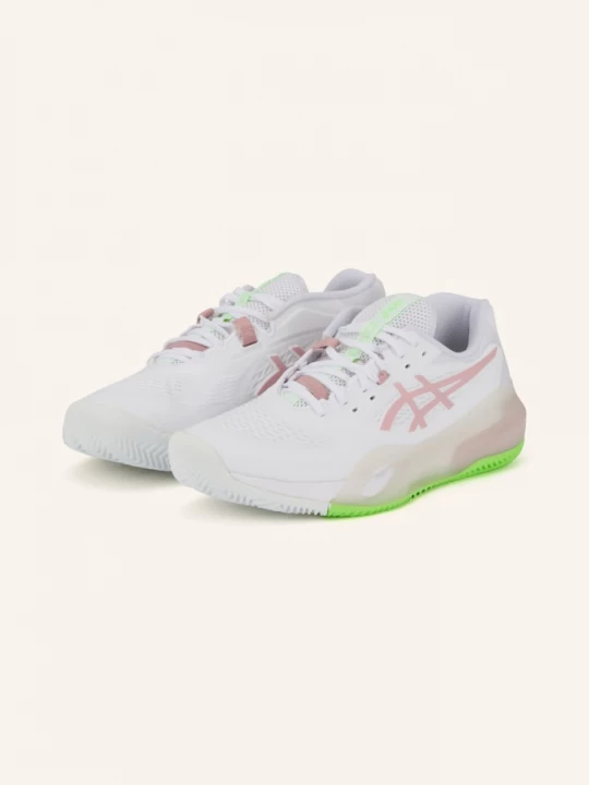 Obrázek produktu Asics Tenisové Boty Gel-Resolution X Clay bílá / starorůžová / neonově zelená