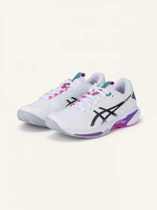 Obrázek produktu Asics Tenisové Boty Solution Speed Ff 4 Clay bílá / fialová / tyrkysová