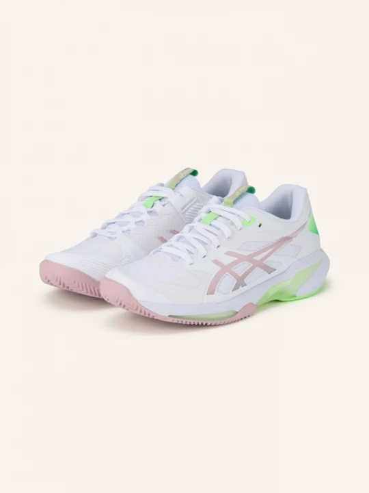 Obrázek produktu Asics Tenisové Boty Solution Speed Ff 4 Clay bílá / starorůžová / neonově zelená