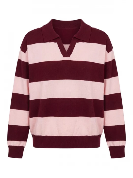 Obrázek produktu ATRE Svetr pink / burgundská červeň