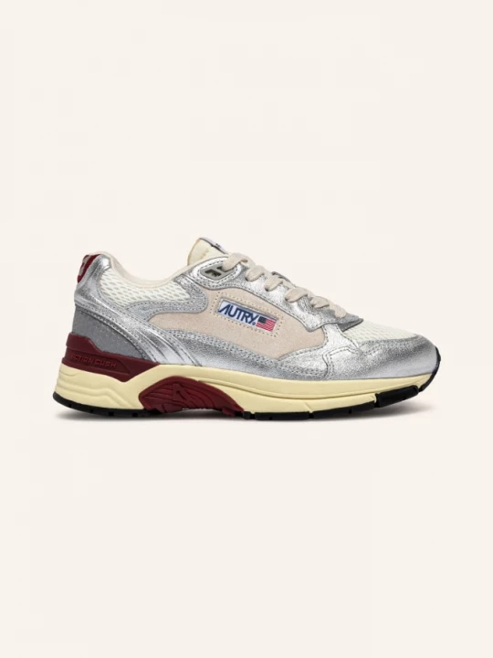 Obrázek produktu Autry Sneakersy Hyperway Low stříbrná / tmavě červená / bílá
