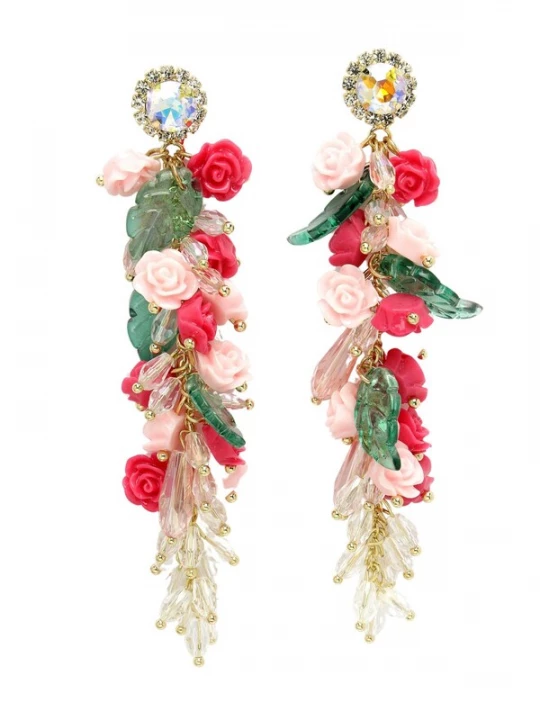 Obrázek produktu AVANT-GARDE PARIS Náušnice 'Opheliana' pink