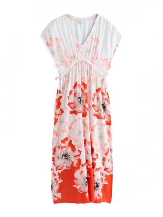 Obrázek produktu B by Ted Baker Plážové šaty červená / pastelově červená / černá / bílá